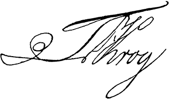 Thomas Christian Krogs underskrift