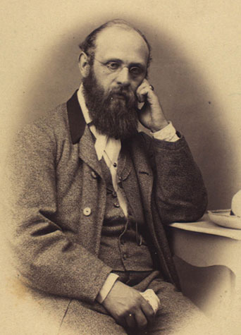 Hans Peter Barfod, 1869. Det kgl. Biblioteks billedsamling.
