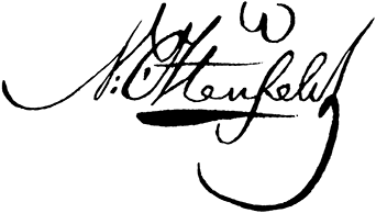 Niels Ostenfeldts underskrift.